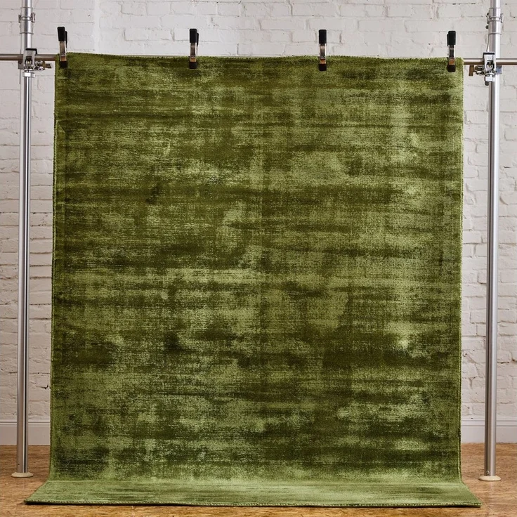 TOM TAILOR HOME Teppich Shine uni, rechteckig, Höhe: 8 mm, Handwebteppich, 100% Viskose, handgewebt, mit elegantem Schimmer – Bild 2