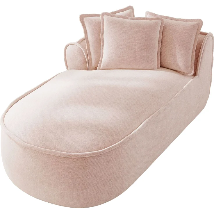 ZUBALIYA SchlafSofa mit Chenille - Bezug, mit breiten Armlehnen, mit Schaumstoffpolsterung, aus Chenille, für Wohnzimmer und Apartments – Bild 5
