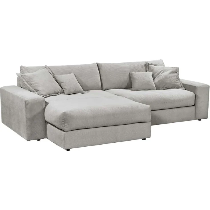 Ecksofa Kamil von Ed Exciting Design im Fjord Cordbezug mit optionalem Hocker – Bild 2
