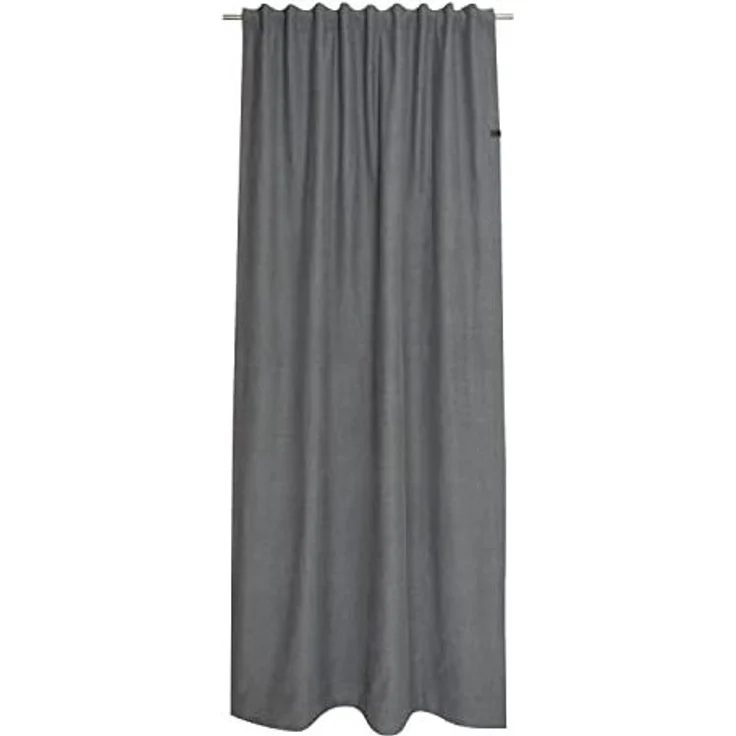 SCHÖNER WOHNEN-Kollektion Vorhang Solo (1 St), Multifunktionsband, blickdicht, Jacquard, mit Lederapplikation – Bild 2