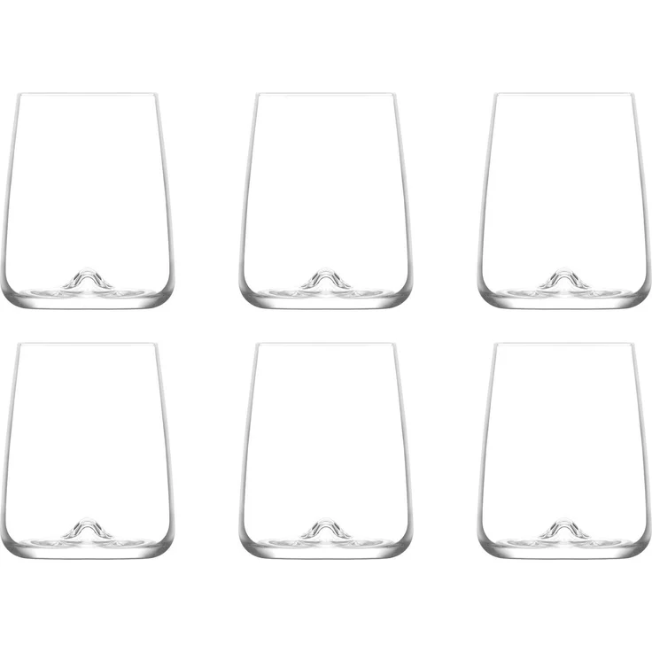 Hermia Concept 'LV-TRA367F' Gläser-Set (6-teilig), Transparent, 7,1 x 7,1 x 10,9 cm, 475 ml – Bild 5