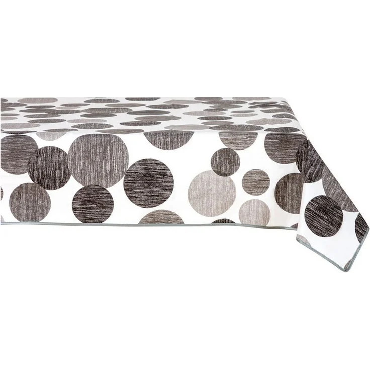 texpot Tischdecke Wachstuch graue Kreise abwischbar Wachstuchtischdecke (1-tlg) – Bild 4