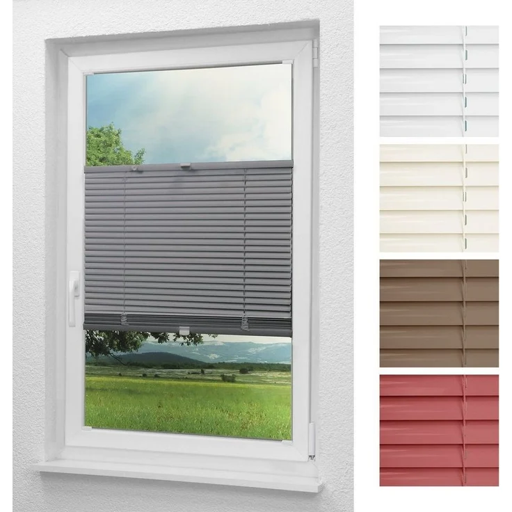 LYSEL® Jalousie Alu 20mm verspannt Silber, HxB 130x50cm – Bild 5