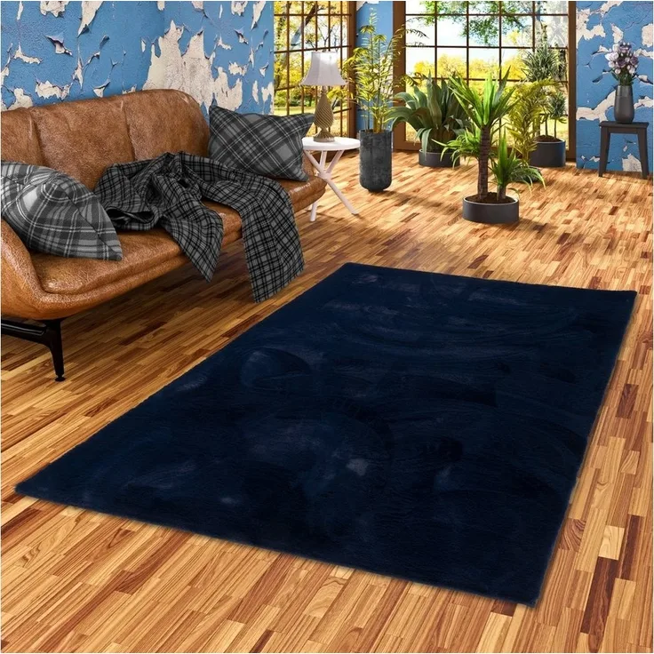 Pergamon Fellteppich Fellteppich Luxus Super Soft Plush, Rechteckig, Höhe: 25 mm