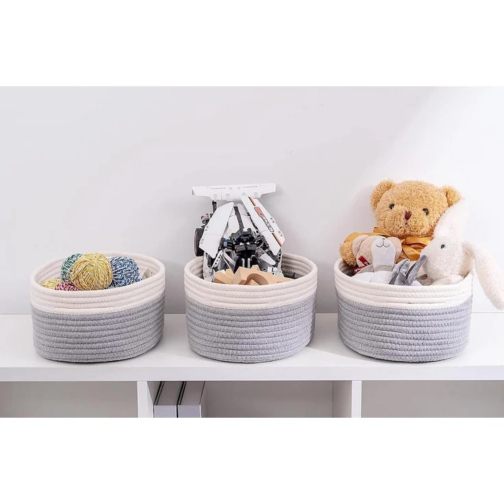 RHP Dekokorb RHP 3-teiliges Aufbewahrungskorb-Set I Aufbewahrungsbox Organizer – Bild 2