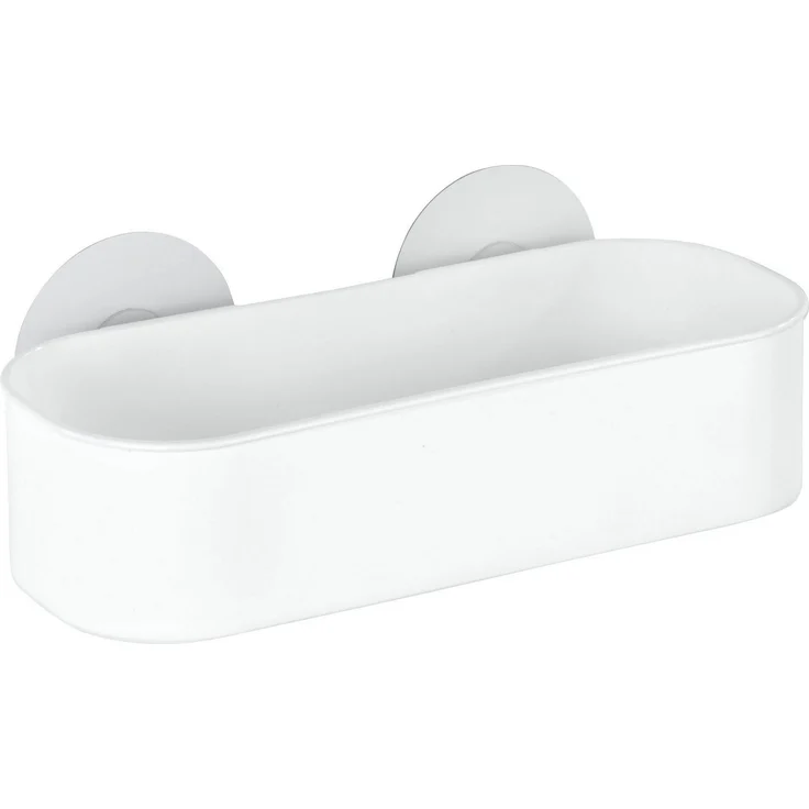 WENKO, Static-Loc, Wandablage OSIMO, Duschablage, Badbehälter, Befestigen ohne bohren – Bild 1