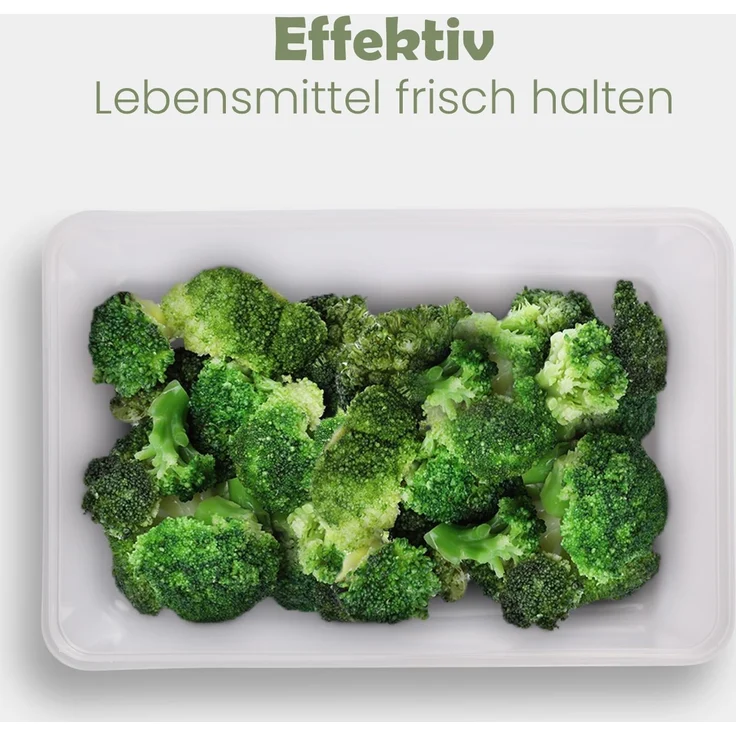 Frischhaltedosen für Lebensmittel 1,25 L ( 6er Pack ) Vorratsdose, Aufbewahrungsbox für Obst, Gemüse oder Snacks, Meal Prep Box, Lunchbox – Bild 4