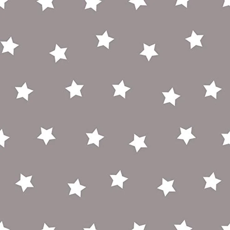 Theraline Ersatzbezug für Stillkissen Das Komfort, 180 cm, kuschelige Baumwolle, waschbar, Big Stars Grau – Bild 3