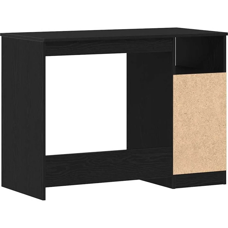 vidaXL Schreibtisch mit Schubladen Schwarz Eichen-Optik 102x50x76 cm 861993 – Bild 7