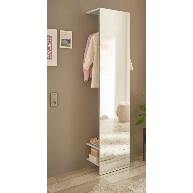 Garderobe Center in weiß 50 x 200 cm – Bild 2