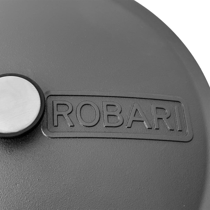 ROBARI Kazan Gusseisen 20 Liter Kasan mit Deckel aus Gusseisen Wok Asia – Bild 9