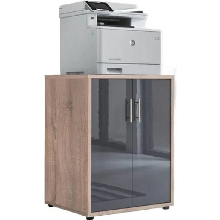 BMG Möbel Aktenschrank Druckerschrank Office Edition (große Oberplatte auch für Office Drucker geeignet) Höhe 74 cm, optimale Ergänzung zu Schreibtischen – Bild 3