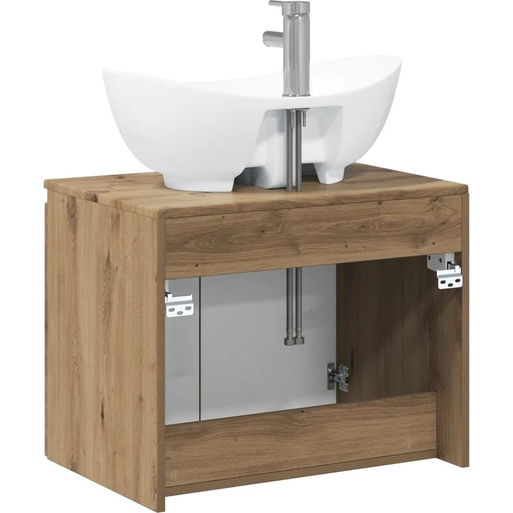 vidaXL Badezimmermöbel-Set Artisan-Eiche Holzwerkstoff 3404349 – Bild 7