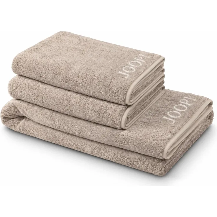 JOOP! Handtuch Duschtuch Set 3-teilig 1600-30 Classic sand beige