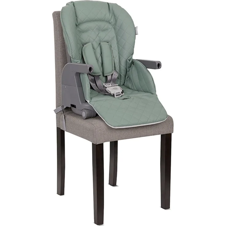 Lorelli Kinderhochstuhl Chef 3 in 1 klappbar Kinderstuhl Booster-Sitz Fußstütze grün – Bild 3