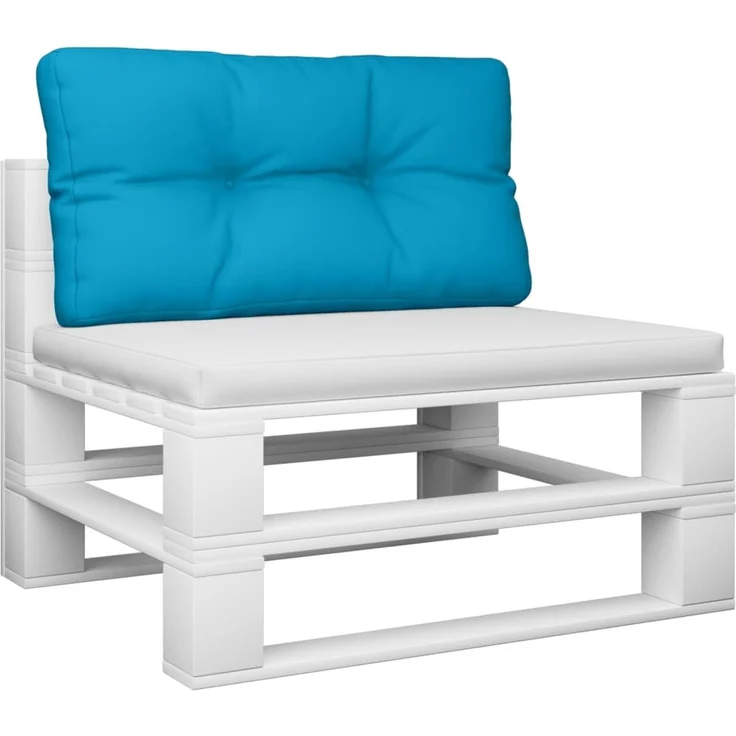 vidaXL Palettenkissen Hellblau 70x40x12 cm Stoff 360583 – Bild 2