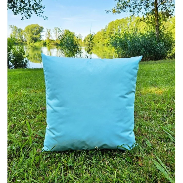 JACK Kissenbezüge 2er Set 50x50cm Outdoor Wasserfest, (2 Stück), 2x Kissenhülle, strapazierfähig, wasserabweisend, Innen & Außen – Bild 3
