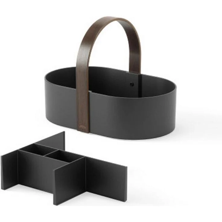 Umbra Make-Up Organizer Bellwood Caddy black/walnut – Bild 2