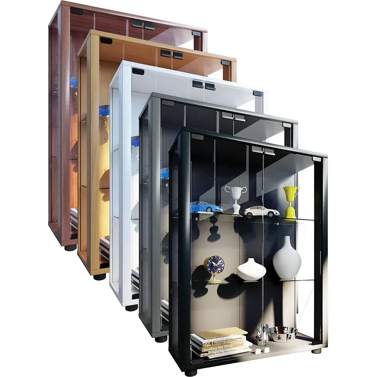 VCM Standvitrine Sintalo BHT 60x80x25 cm