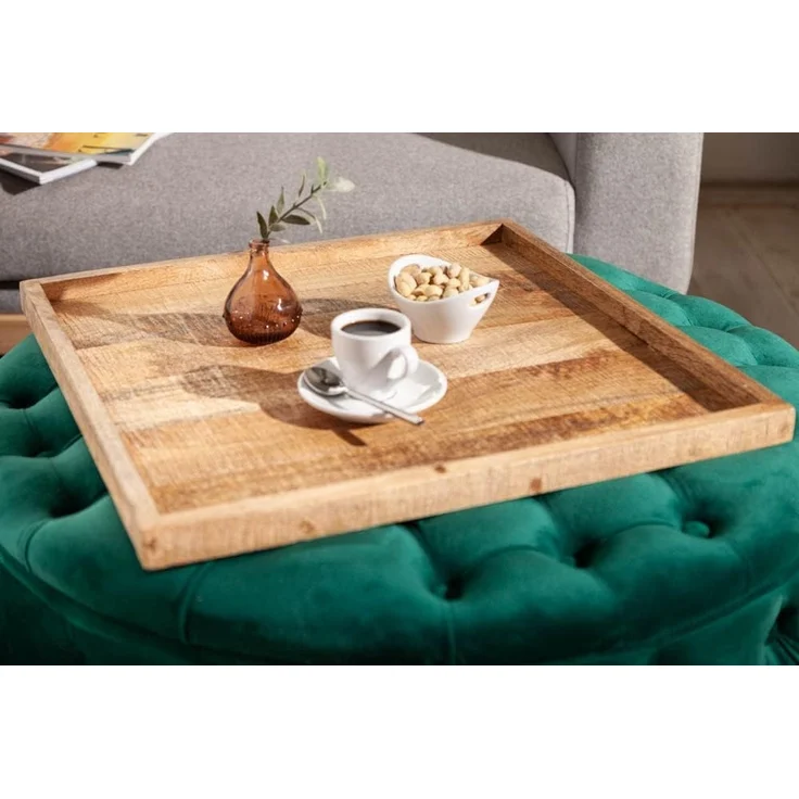 riess-ambiente Dekotablett MAKASSAR 50cm natur, aus Massivholz – Bild 6