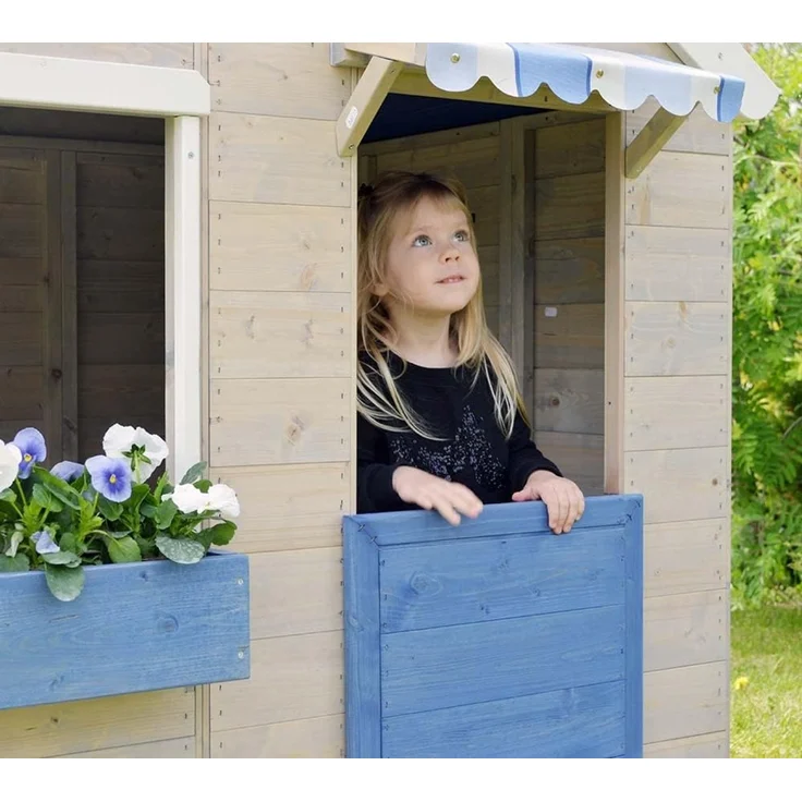 Wendi Toys Holz Spielhaus Delfin | Natur | – Bild 7