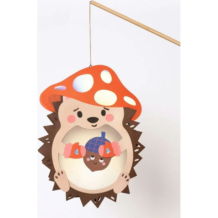 Folia Max Bringmann KG Papierlaterne DIY Laterne - Bastelset mit LED-Licht – Bild 2