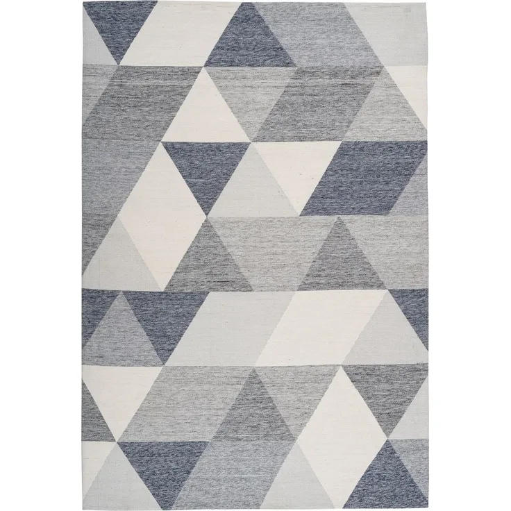Teppich >Yoga< in Grau / Creme, 100% Polyester - 230x160cm (LxB)