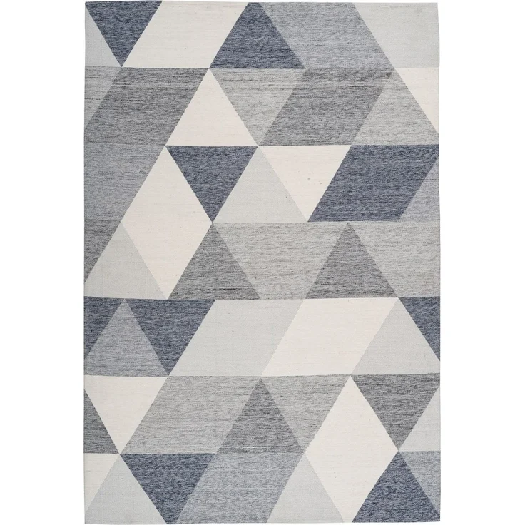 Teppich >Yoga< in Grau / Creme, 100% Polyester - 230x160cm (LxB) – Bild 1