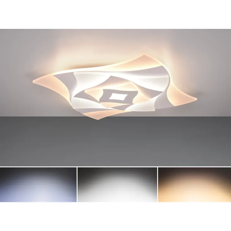 647110131 Deckenleuchte AKITA weiß matt 56W LED. Höhe ca. 5 cm