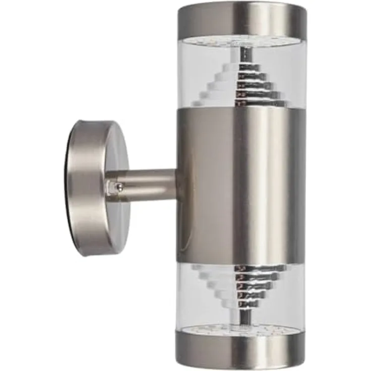 Lindby Außen-Wandleuchte Lanea, LED 9 W gesamt, warmweiß