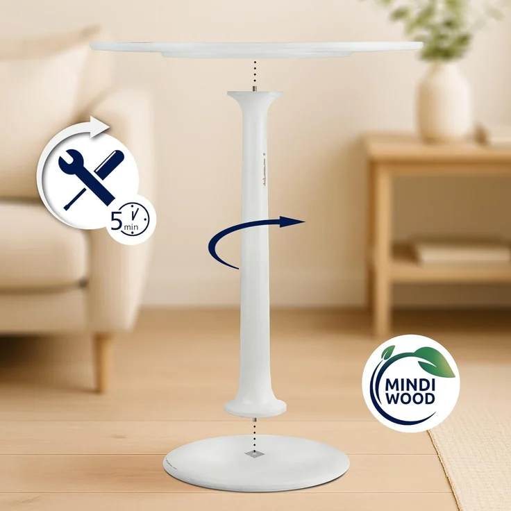 CLP Beistelltisch Morristown,antik weiß – Bild 8