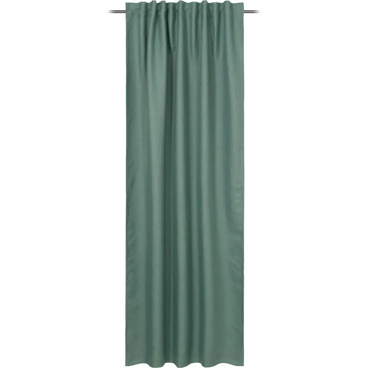 GÖZZE Fertigvorhang DARK salbei BH 140x245 cm grün Gardine Flächenvorhang