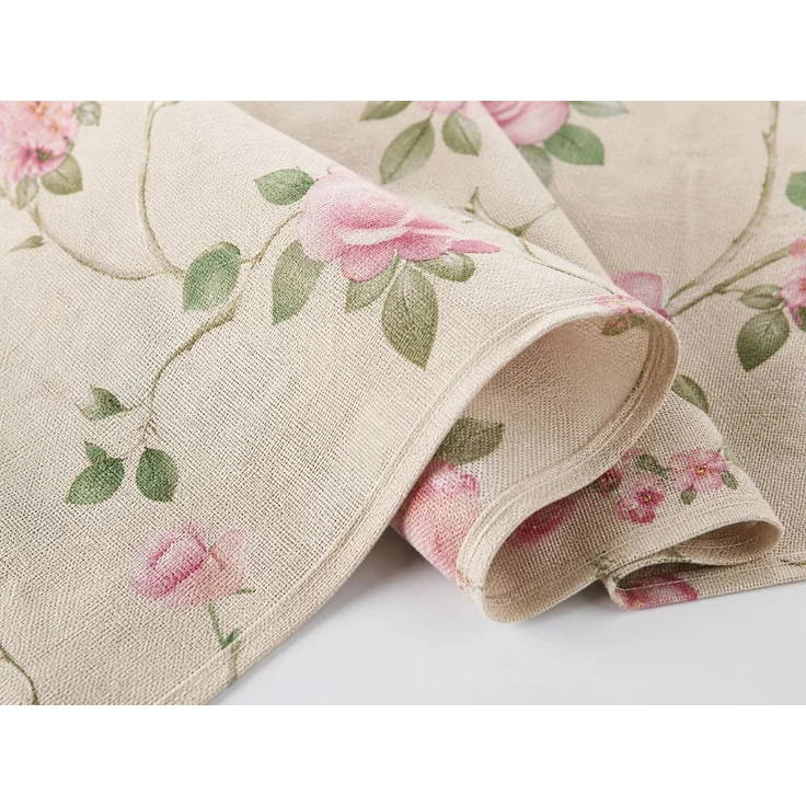 Duschvorhang mit Blumenmuster wasserdicht und schimmelresistent Mehrfarbig, 220x180 cm – Bild 3