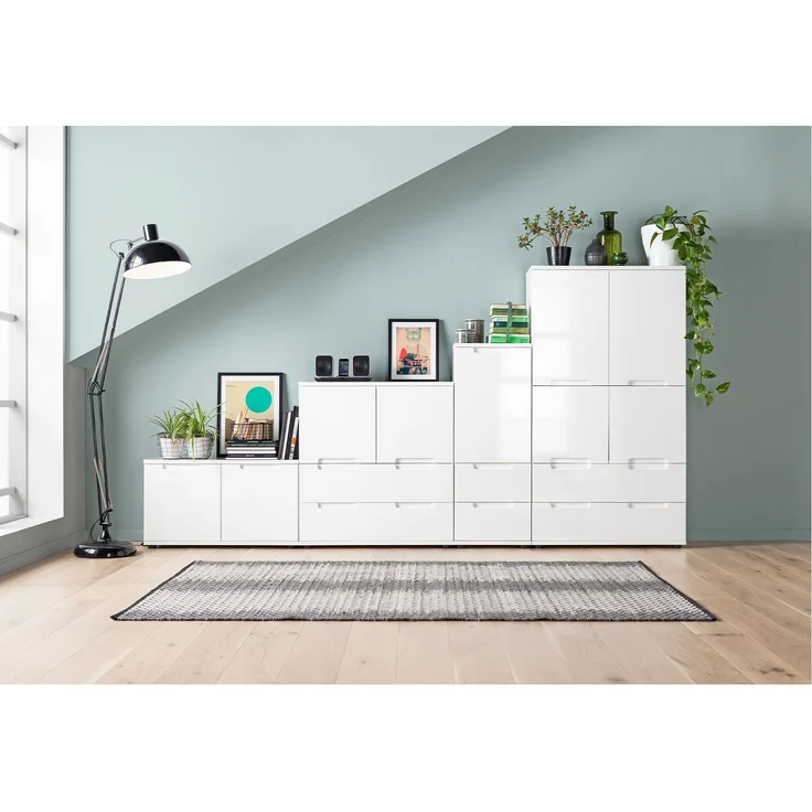 Kommode self Nelli 5 / self Nellli 5, Holzwerkstoff, Weiß, 90 x 52 x 40 cm – Bild 3