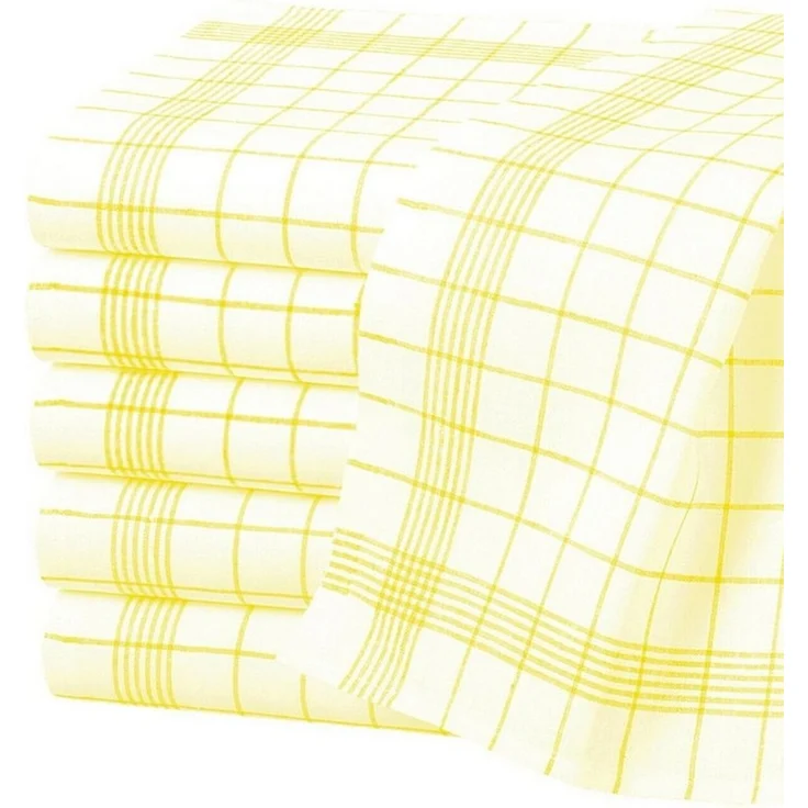 TRENDBUY24 Geschirrtuch Geschirrtücher Küchentücher Trockentücher 10er Set 100% Baumwolle, (10-tlg), kariert