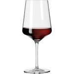 Ritzenhoff Gläserset Lichtweiß 8-teilig Julie Weiß-Rot, 4 Rotweingläser und 4 Weißweingläser, Kristallglas, Transparent, 6111003