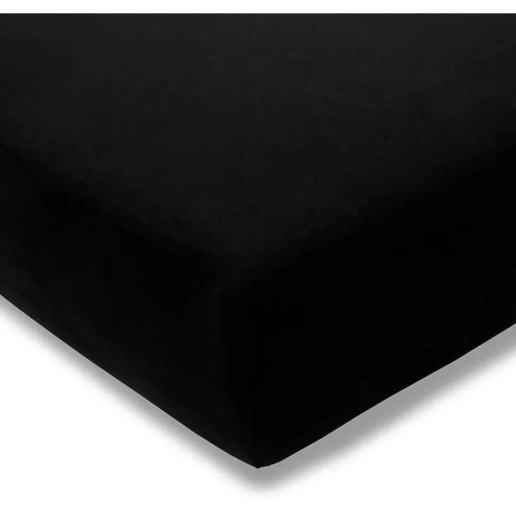 Estella Zwirnjersey Spannbetttuch 180/200 - 200/220 cm schwarz (900)