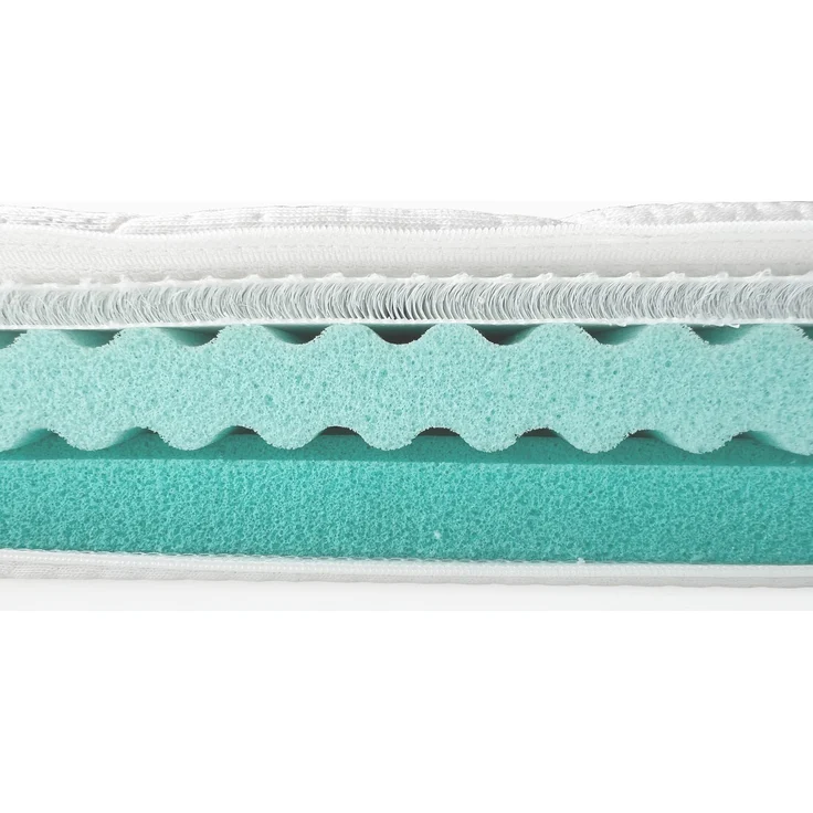 Träumeland Beistellbett Matratze AIR groß 50 x 88 x 7 cm, 2 abgerundete Ecken – Bild 4