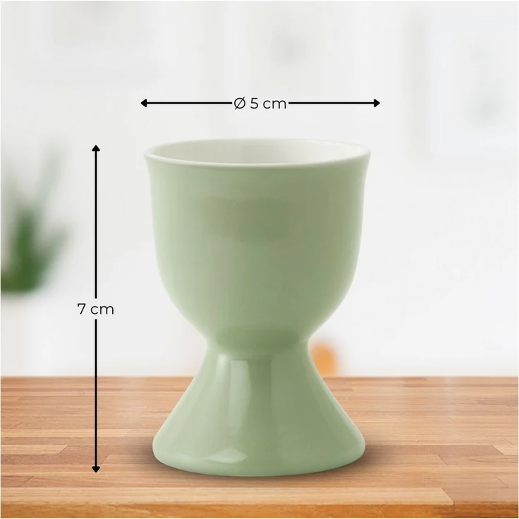 matches21 HOME & HOBBY Eierbecher, (6-tlg), Spülmaschinenfeste Eierhalter für Frühstückstisch – Bild 2