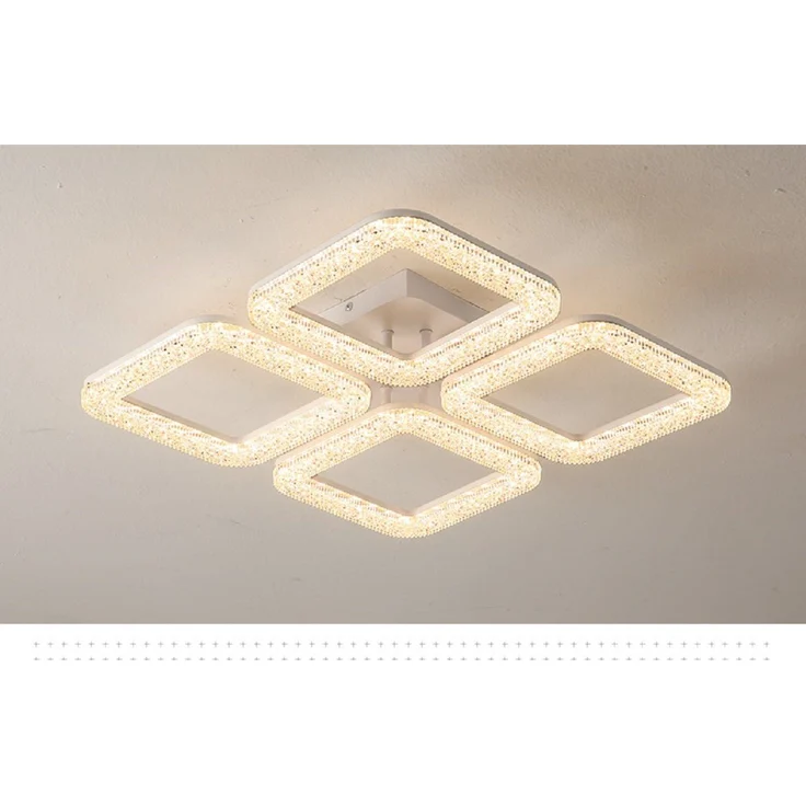 Euroton LED Deckenleuchte LED Deckenlampe Lampe Fernbedienung Lichtfarbe/Helligkeit einstellbar, LED fest integriert, mit Fernbedienung kaltweiß-neutalweiß -warmweiß, 7000k-3000k stufenlos einstellbar – Bild 2