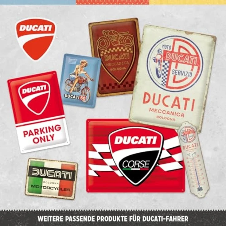 Nostalgic-Art Tasse Kaffeetasse - Ducati Corse - Logo Racing – Bild 4