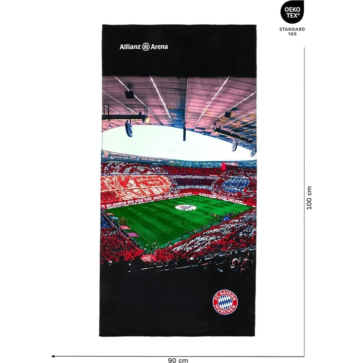FC Bayern München Duschtuch Strandtuch Arena, Baumwolle (1-St) – Bild 4