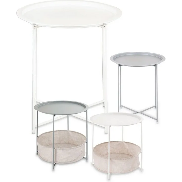 Amagohome Beistelltisch Beistelltisch Ø 47 H 51 2. Wahl Nachttisch Blumentisch Spieltisch Deko