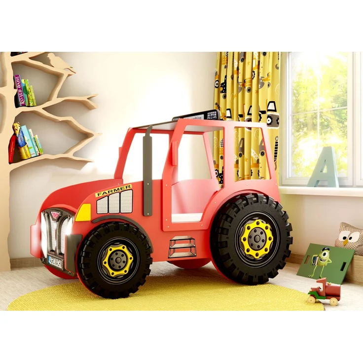 Kinderbett Traktor Rot – Spielspaß trifft auf Komfort – Bild 2