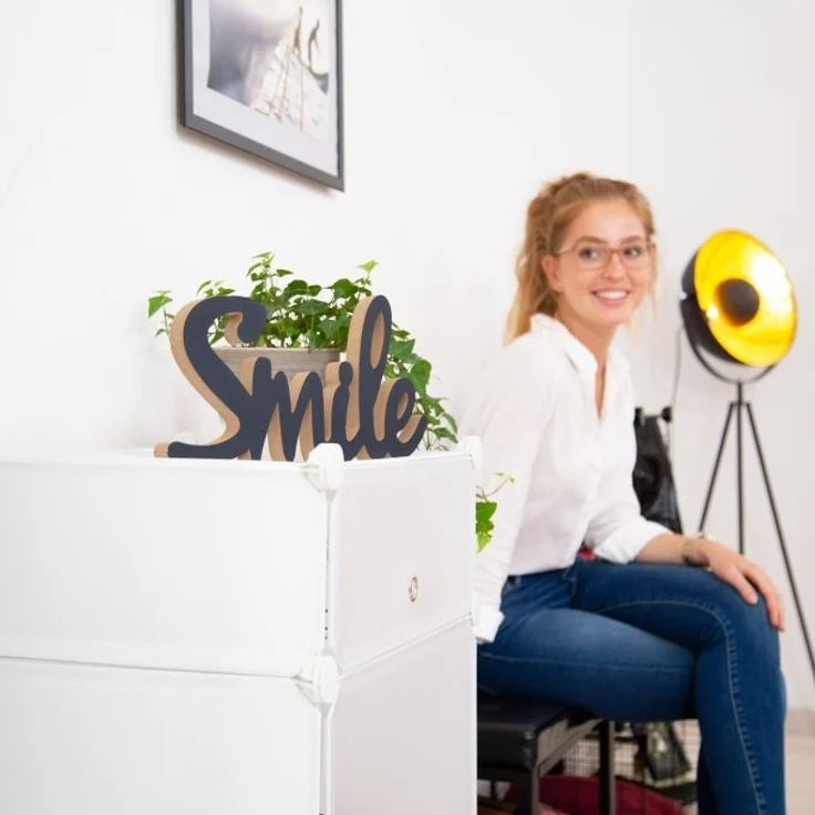 Schuhregal Kunststoff mit 4 Fächern – Bild 2