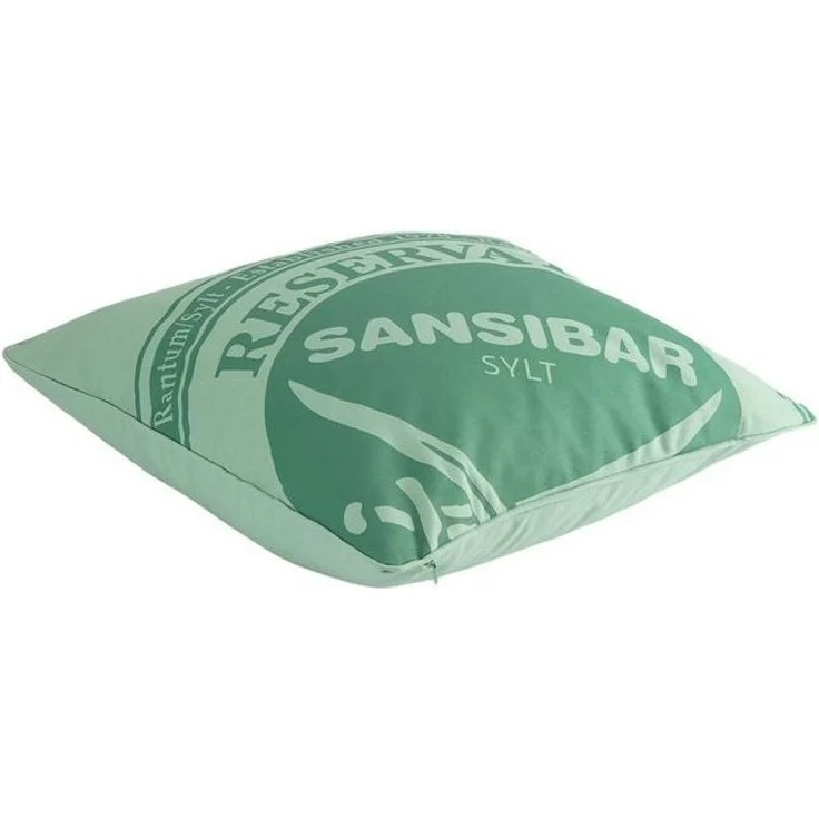 Sansibar Sylt Kissenbezug Kissenbezug Kissenhülle Reservation Design (1 Stück), 45x45 cm, (1 Stück), 1 Stück mit hochwertigem Sansibar Reservation Druck – Bild 3