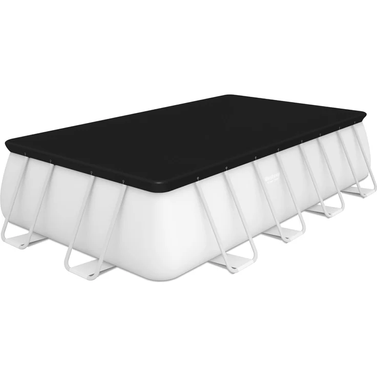 Power Steel™ Frame Pool, Lichtgrau, 488 x 244 x 122 cm – Bild 8