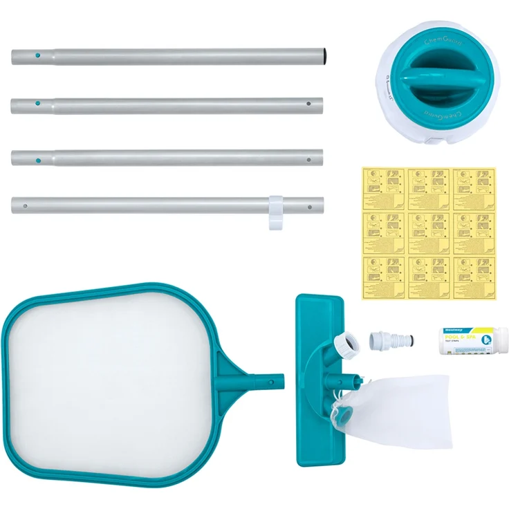 Poolpflege Komplett-Set AquaClear™ Deluxe für Poolgrößen bis 396 cm – Bild 4