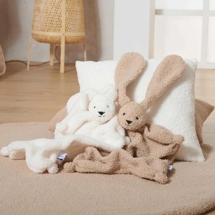 Nordic Coast Company Dekokissen Teddy Bouclé Stoff - Kissen inkl. Füllung, Kissenhülle mit Füllung – Bild 2