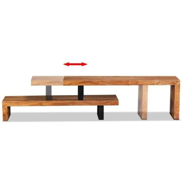 vidaXL TV-Schrank Massivholz Akazie 244583 – Bild 2